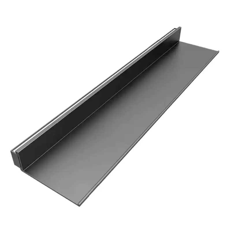 Prateleiras modernas de exibição flutuantes de LED montadas na parede