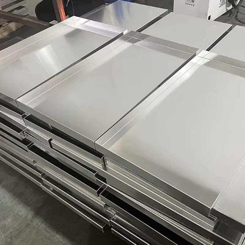 Bandejas quadradas de aço inoxidável 304